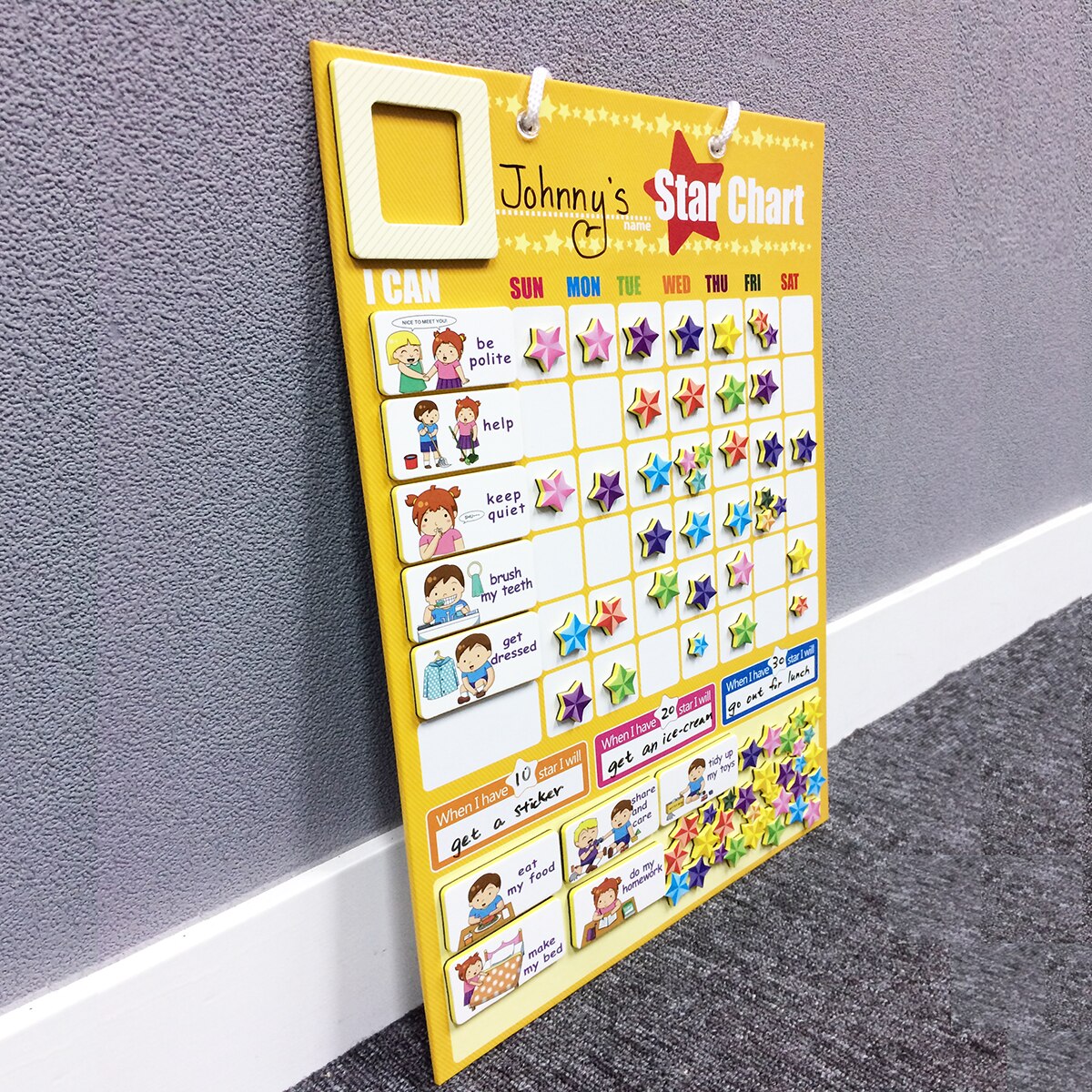 SHOP Learning Responsibility Star Chart magnetic chore board magnetic star chart reward chart