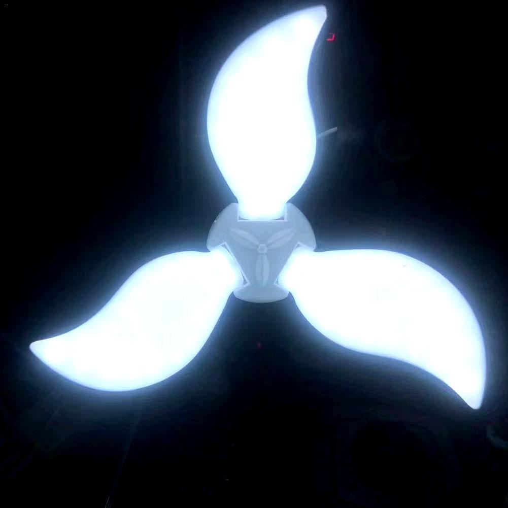 Led Highbay Deformable Three-blade Garage Light 45W E27 85-265V Ceiling Light For Garage/ Attic / Basement / Home Mining Lamp