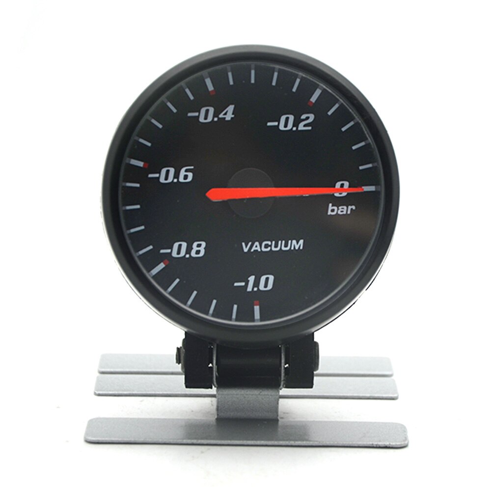 Tacómetro de cara negra para coche, voltímetro de aumento de 60MM, relación de combustible y aire, medidor EGT, presión de agua al vacío, temperatura de aceite, medidor de coche de 12V