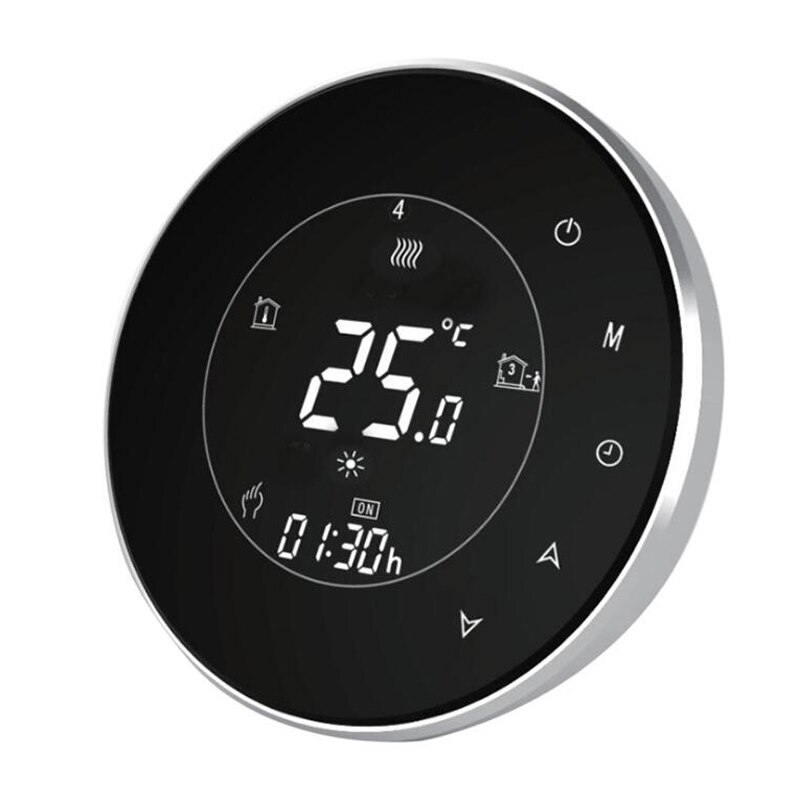 Smart wifi touch termostat temperatur trådløs controller til vand/el gulvvarme vand/gasfyr virker google home