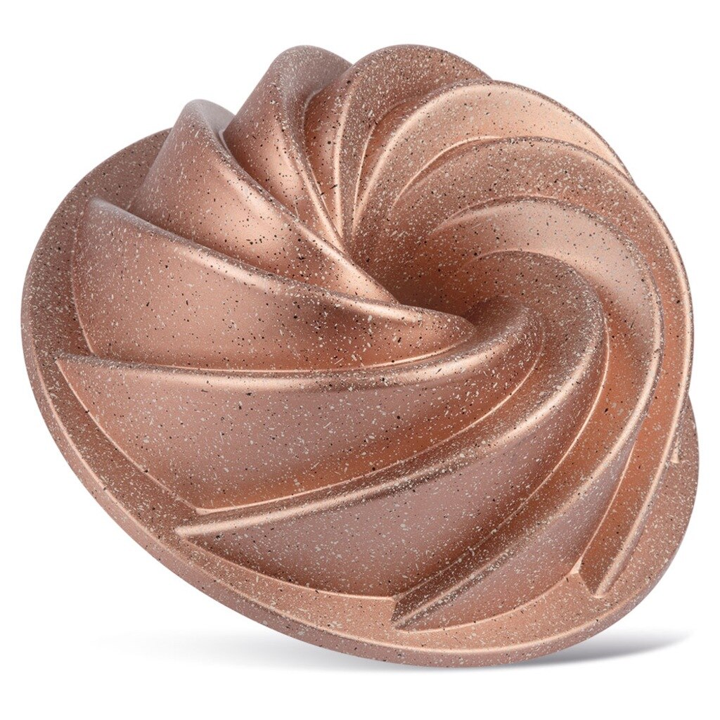 Molde de bolo de granito de fundição de alumínio thermoad vento rosa/ouro rosa