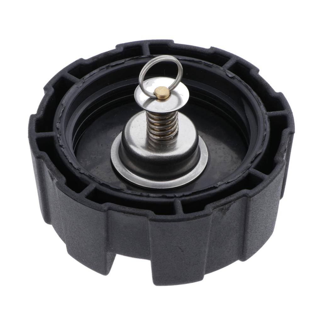 ABS Portable Outboard Fuel Gas Tank Cap Fit for Yamaha 12L 24L Boat Engine - Black