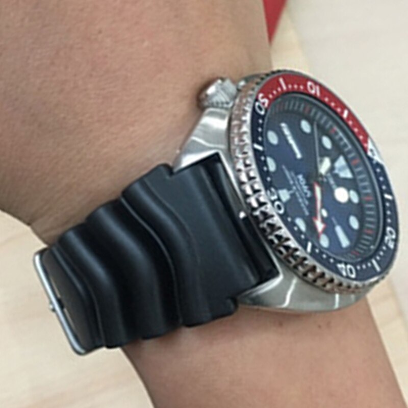 Generic Watchband Silicone Rubber Watch Strap Bands 18mm 20mm 22mm Watches Belt Waterproof Sport Straps