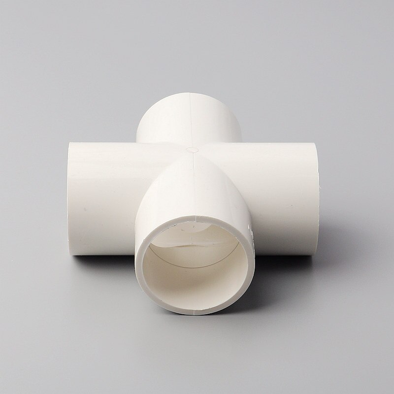 1pc Inner Diameter 40mm PVC Water End Cap/Straight Connector 3/4 Ways Connector 45/90 Degree Elbow Equal Connector Pipe Fittings