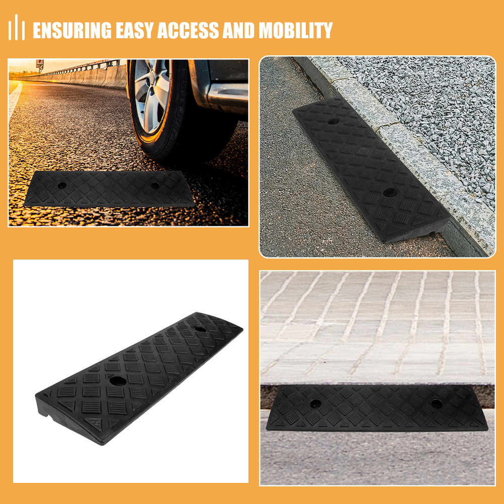 2 stücke Schwelle Rampen schwer Pflicht Gummi Kunststoff Anti Unterhose aufhängen Für Tür Eintrag Rollstuhl Fahrrad Motorrad Auto Tragbare Rampe