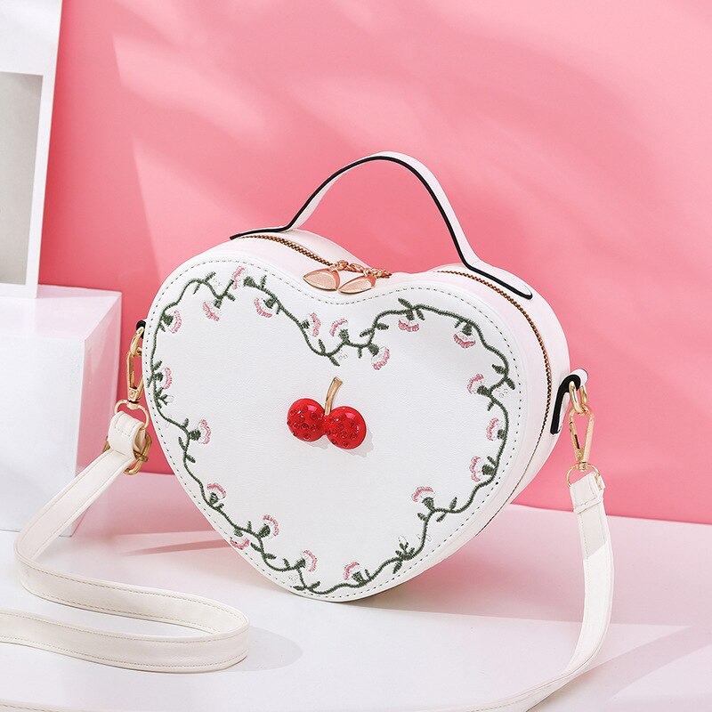 High Ladies Bags Latest Ladies One-shoulder Messenger Bag Love Embroidered Ladies Handbag