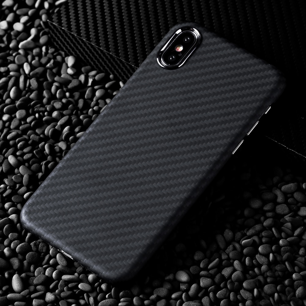 Carbon Fiber Case for iPhone X XS Max XR 7 8 Plus 11 Cases Matte Aramid Fiber Ultra Thin Phone Cover for iPhone 11 Pro Max Case