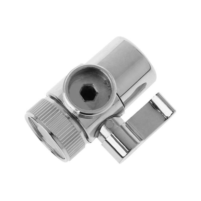 Messing 3-Weg Wisselklep Kraan Connector Adapter Drie Hoofd Functie Schakelaar