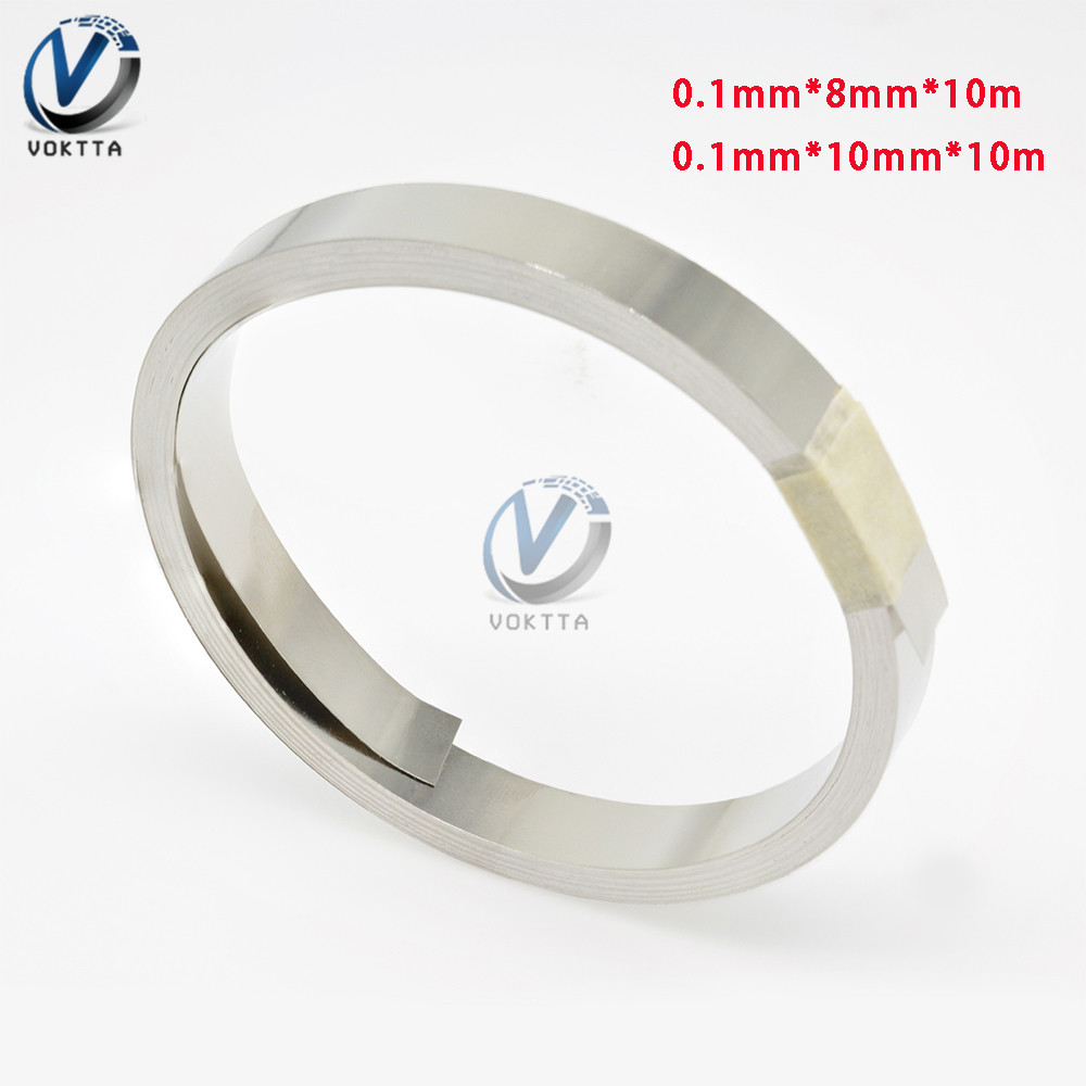 10m 18650 Li-ion Battery Nickel Sheet Plate Nickel Plated Steel Belt Strip Connector Spot Welding Machine for Battery Holder