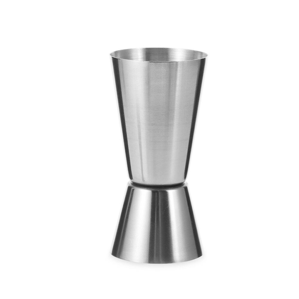 Dual Shot Stainless Steel Measure Cup Cocktail Shaker Drink Spirit Measure Jigger Kitchen Bar Barware Tools: Type 1-25-50ml