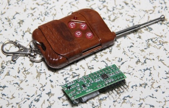 5V wireless remote control module, 4 way encoder