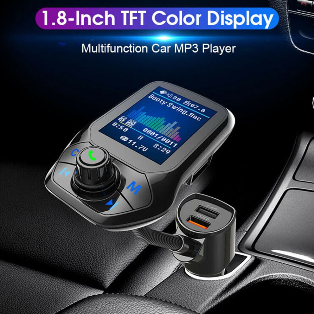 Bluetooth Auto Fm-zender MP3 Speler Handsfree Radio Adapter USB Lader lading handheld apparaten