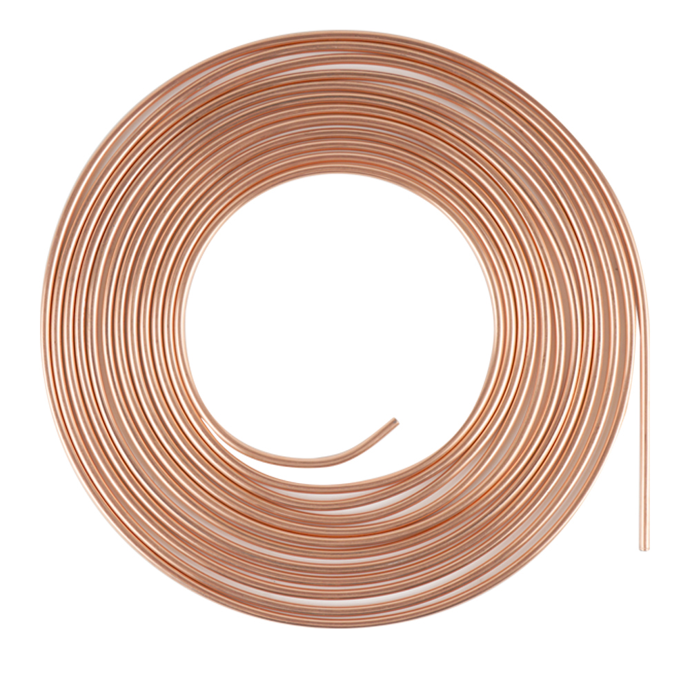 Kit de tuyauterie de ligne de frein en acier au carbone de cuivre de voiture 3/16 "OD rouleau de bobine de 25 pieds pour tout le Zinc en acier automatique + Nickel de cuivre pour universel
