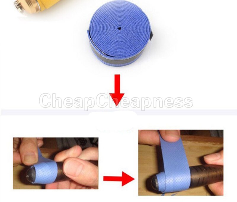 1 stk tennis badminton squash ketsjer fiskestang svedbånd kort praktisk anti-spring stretchy overgrips grip tape