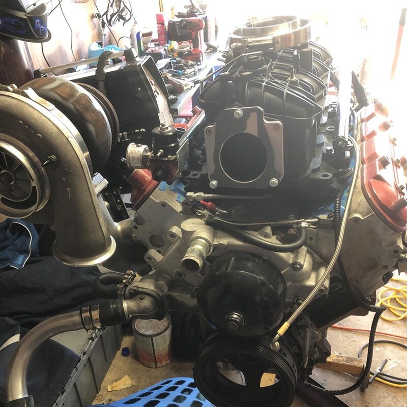 AP68-LS Drive By Wire Throttle Body Adapter / LS3 4 Bolt Intake to LS1 3 Bolt TB DBW LS2 LH6 L92 L76 LY2 LY5 LY6 LC9 551567