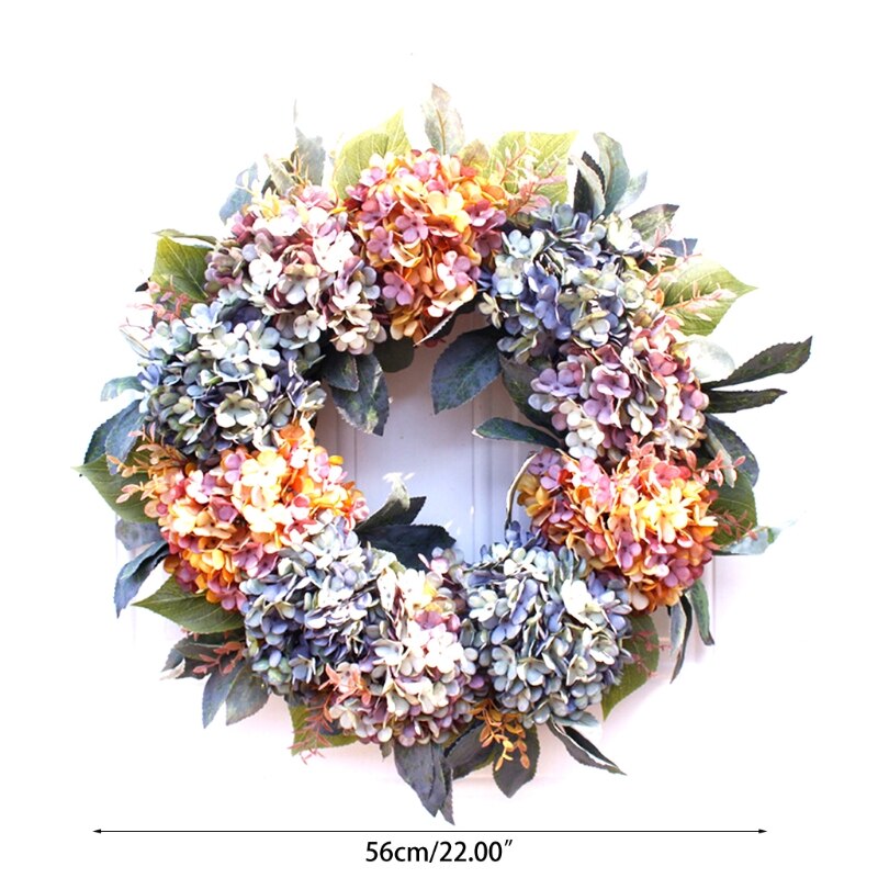 Hortensien kranz Hochzeit Kranz Blume Weihnachten Girlande Heimat tür Dekoration