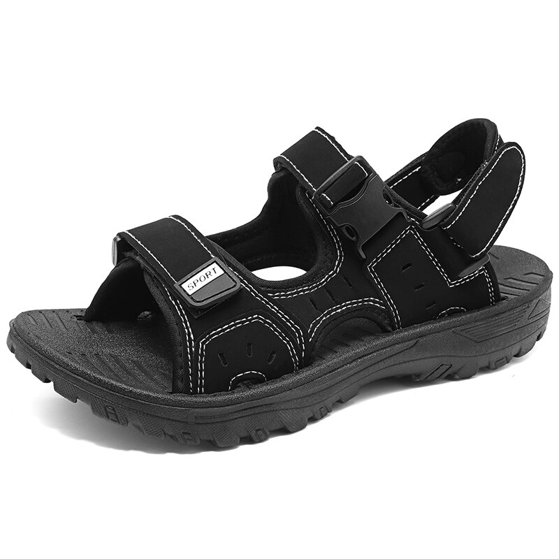 Beach Outdoor Man Sandals Hollow Slippers Men Sport Light Sandalias Outdoor Summer Chanclas Shoes: 1780black / 43