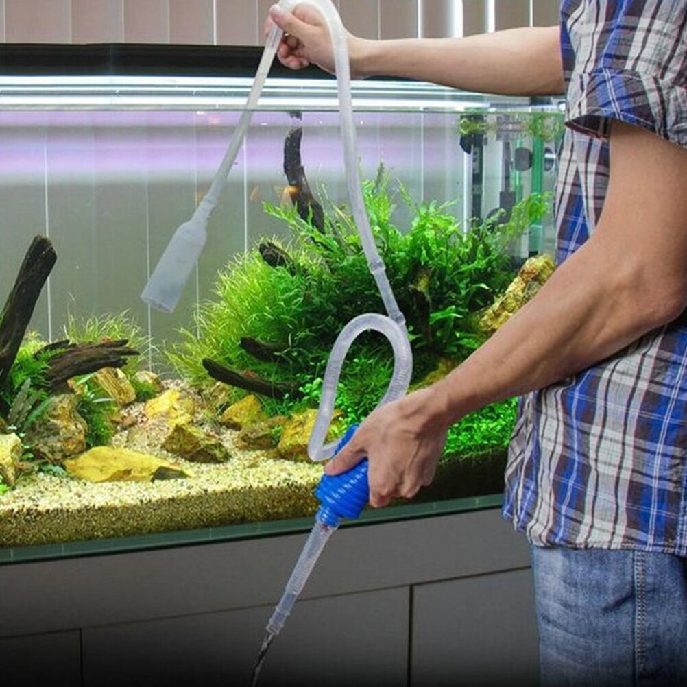 Pipe Filter Fish Tank Vacuum Water Change Pump 103cm Unique Aquarium Manual Cleaner Tool Siphon Gravel Suction