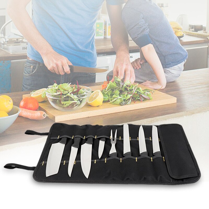Sac à couteaux de chef Portable, sac en rouleau, sac de valise de cuisine, sac de rangement portable durable Funda Navaja