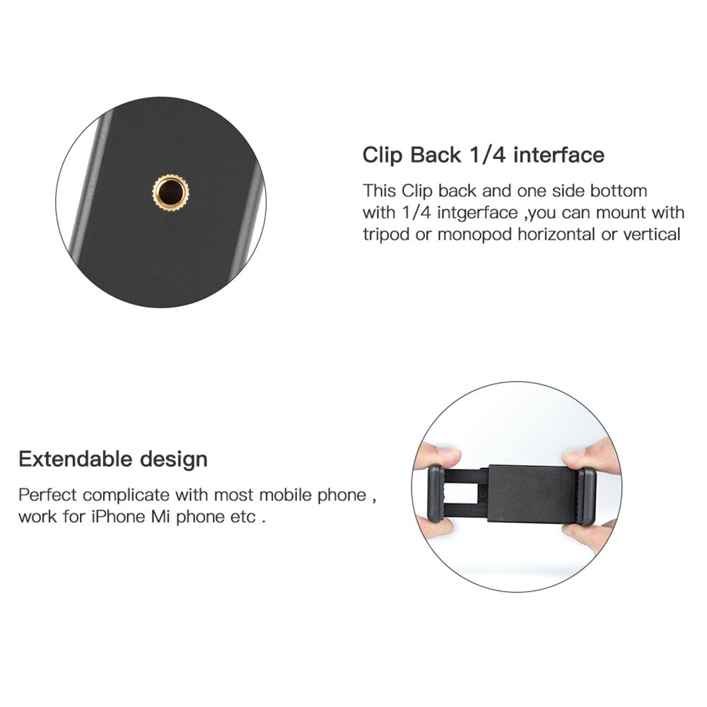 Shooot universal telefonholder til iphone 8 x 7 huawei mate 20 smartphone mobiltelefon holder mount stativ stand telefon holder stand