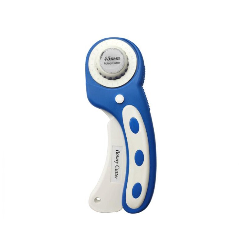 1 Pc DIY 45mm Rotary Cutter With Blade For Fabric, Leather, Paper, Felt Circular Cutting Patchwork Cutting Tools: blue