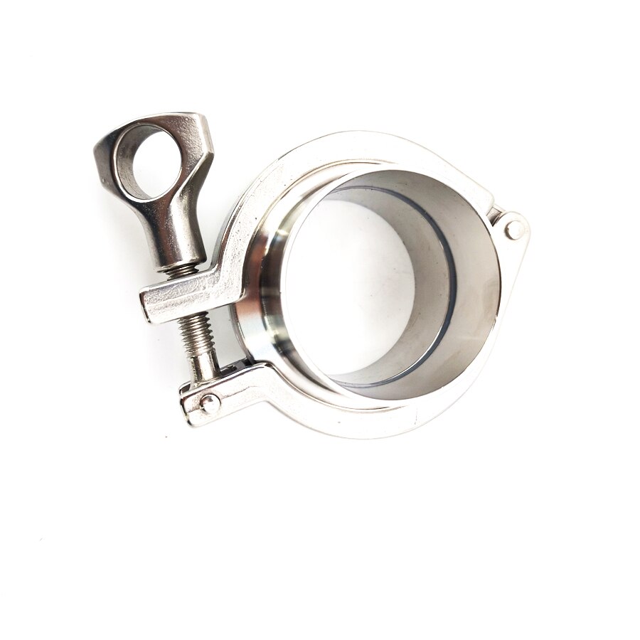 2'' 51mm Flange Pipe Weld Ferrule with Tri Clamp Gasket Stainless Steel Connector