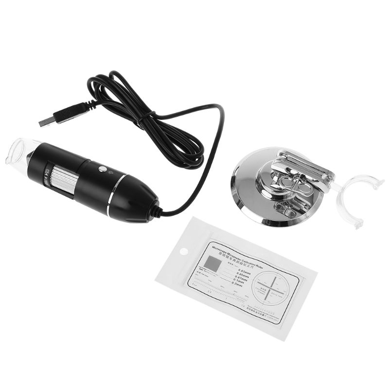 1000X USB Digitale Microscoop Camera Endoscoop 8 LED Vergrootglas met Metalen Standaard Voor Windows