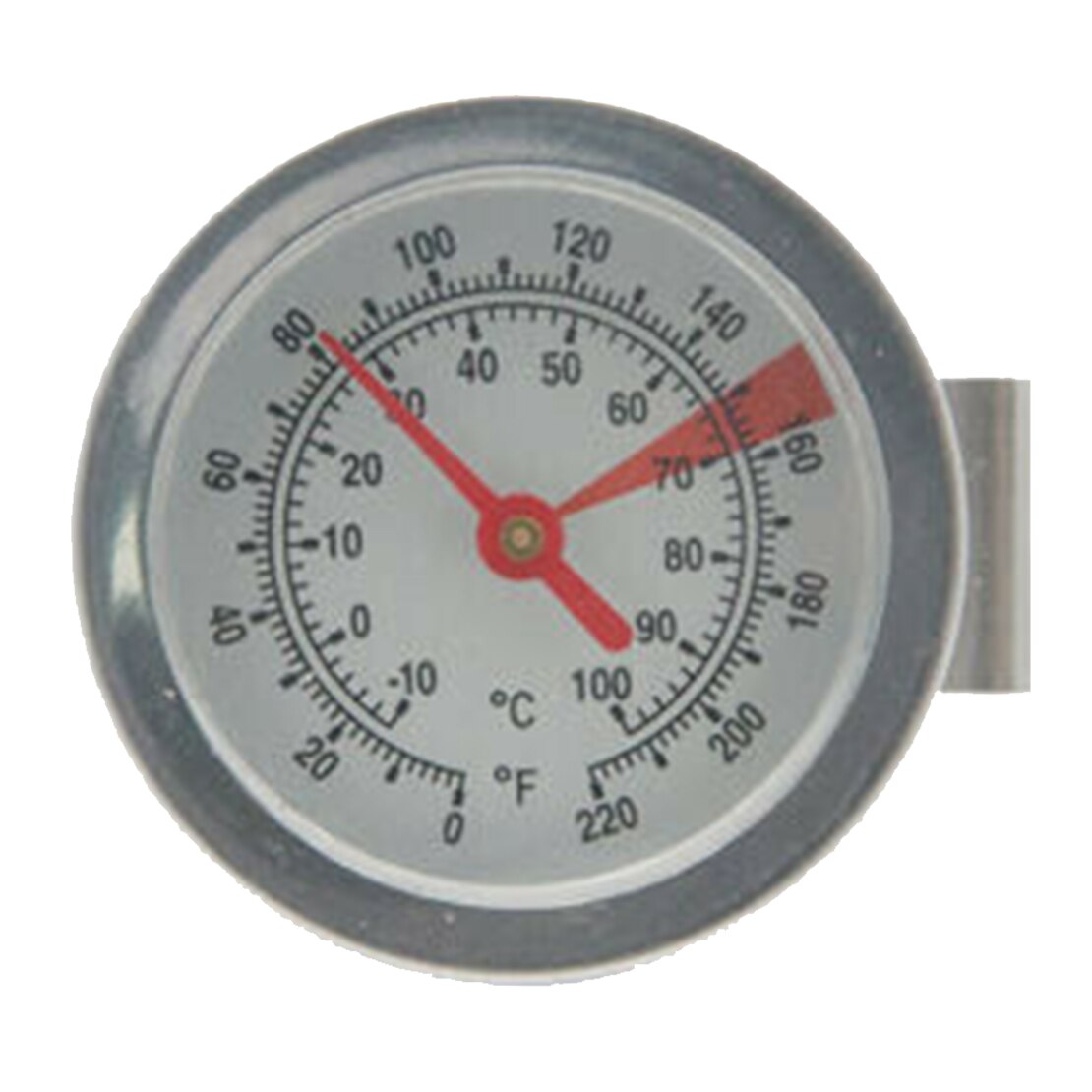 Stainless Steel 200mm Thermometer Probe Instant Read Temperature Gauge for BBQ Grill Food Water Liquid Cooking Lightweight