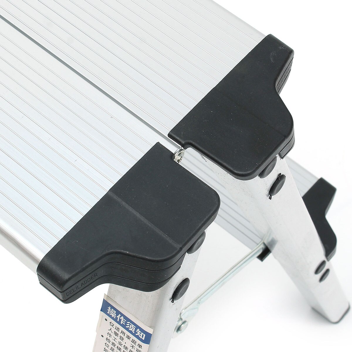 Kitchen Ladders Double Sided Ladder 150KG Maximum Load 2 Step Stool Folding Ladder Anti Slip