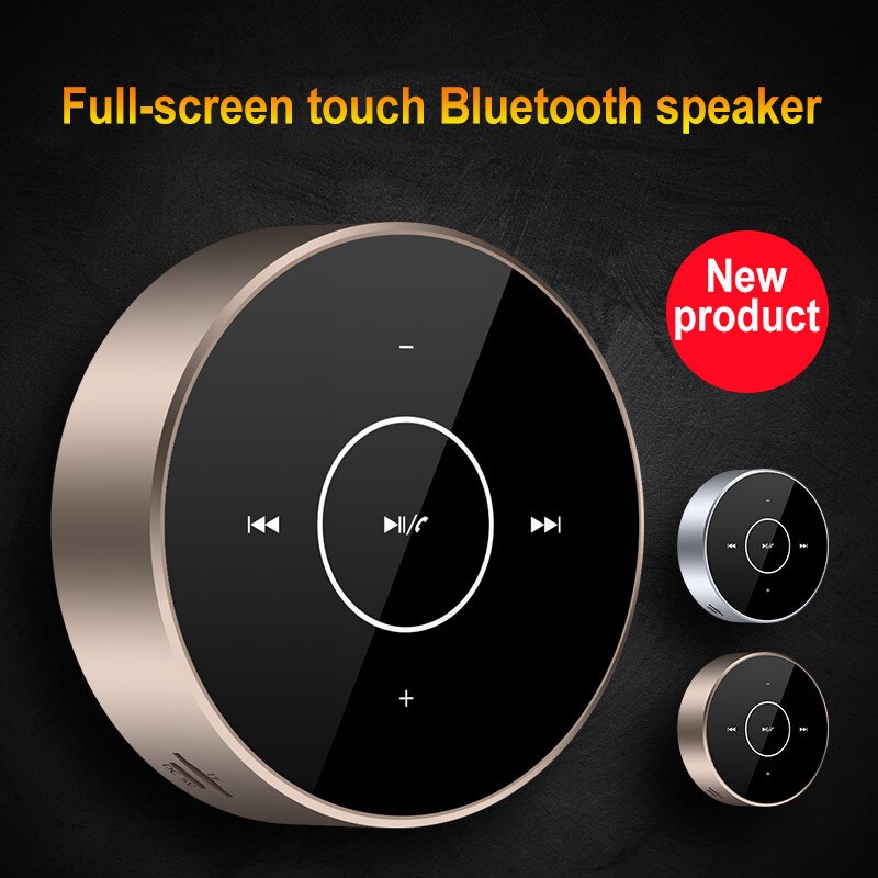 Round speaker portable external speaker wireless bluetooth powered speakers pa system laptop computer