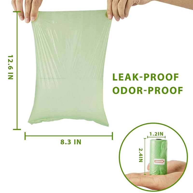Dog Poop Bags with Leak-Proof Unscented Compostable Pet Waste Disposal Refill for Doggy Puppy 720 Bags, 48 Rolls