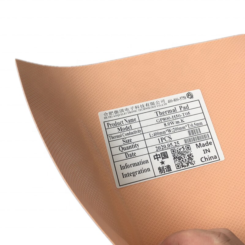 Thermally conductive silicone sheet CPU cooling pad computer insulation graphics card hard disk cooling pad 1.5mm thick
