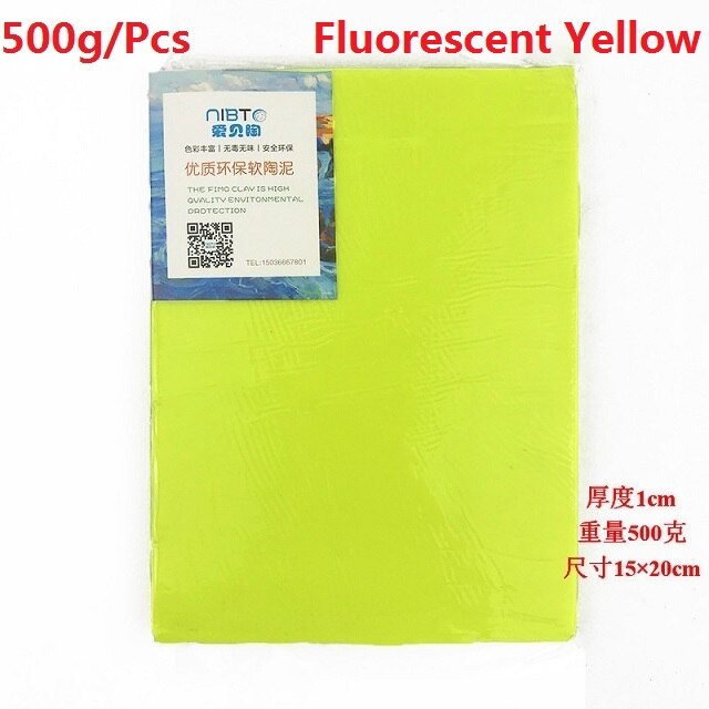 2019 nya 500g mjuk lera manuell giftfri e-skydd färg lera skulptur plasticine polymer barn student: N32