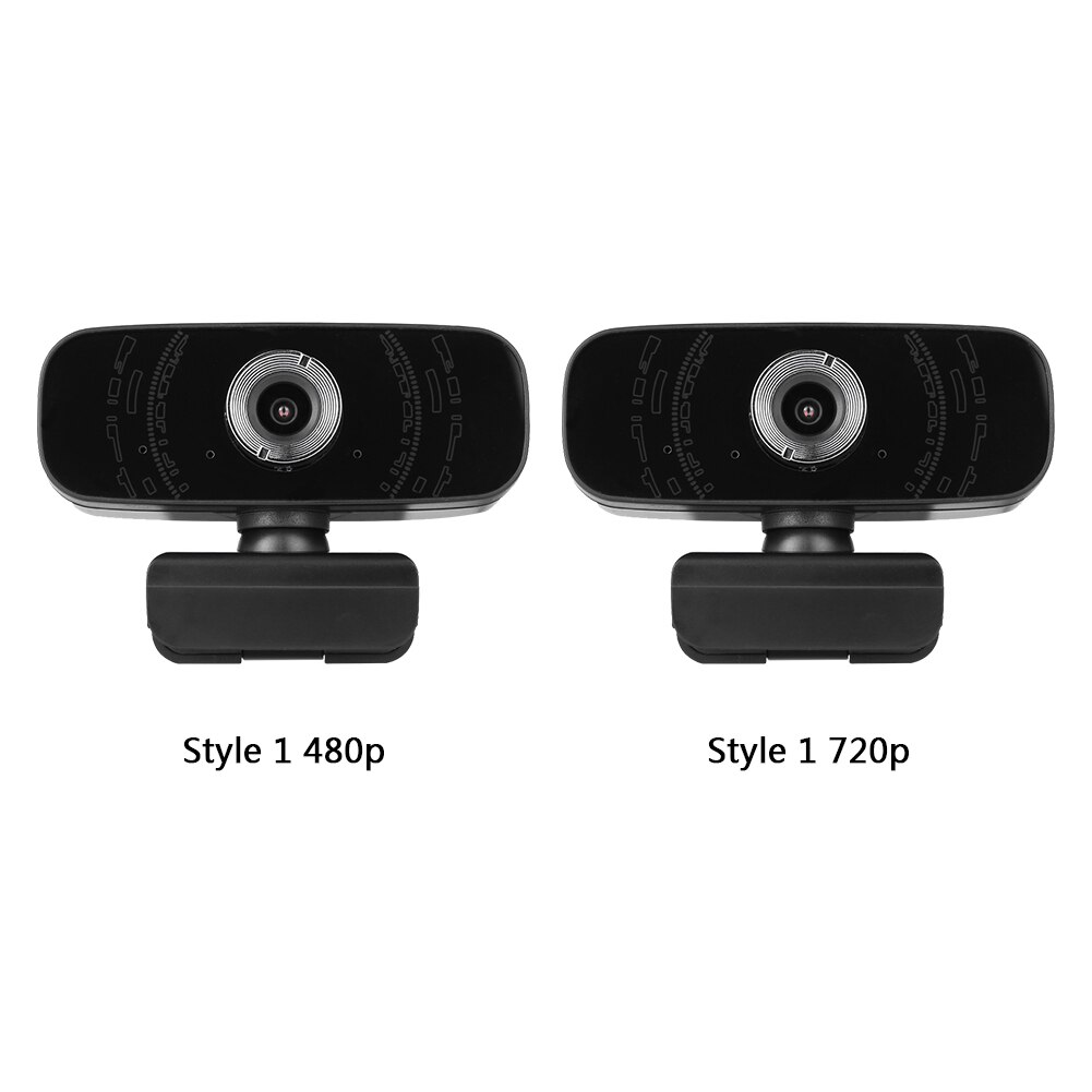 480P 720p Webcam HD Camera Web Cam Auto Focus Built-in Microphone For Computer PC Laptop Tab Conference Webcast