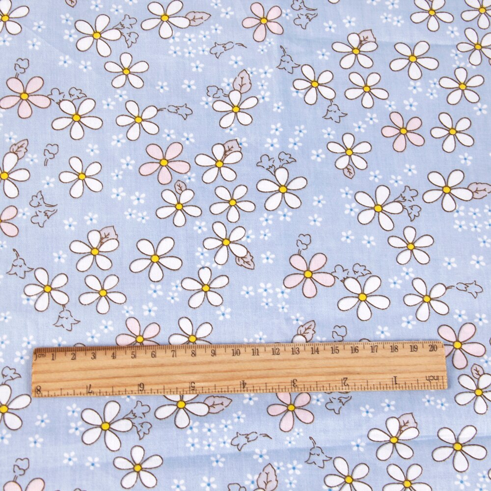 50*145cm Geometric Flower Patterns Printed 100% Cotton Fabric For DIY Handmade Projects Home Events,1Yc3457: 1061222002