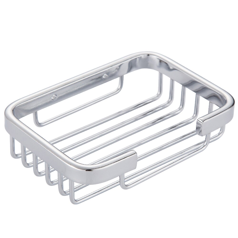 Stainless Steel Soap Dish Bathroom Storage Soap Rack Plate Box Container Wall Storage Rack Holder