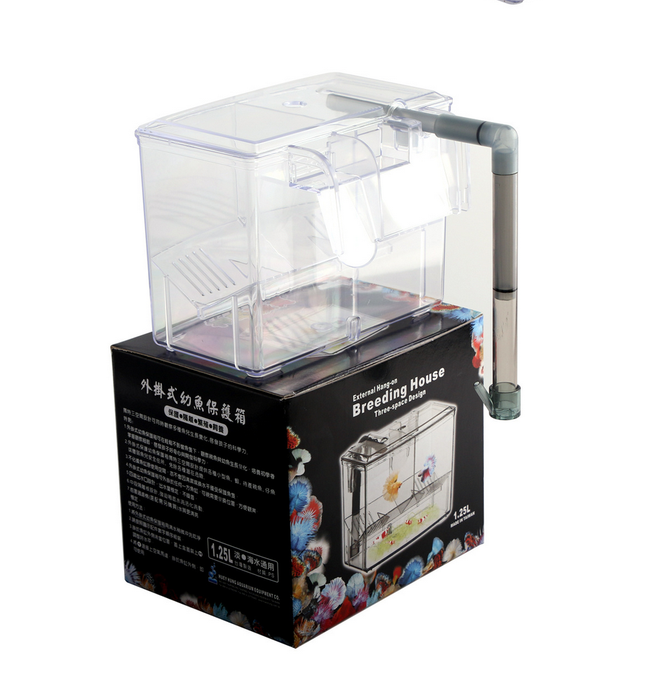 Acryl Aquarium Aquarium Fokken Doos Air Drived Water Stroomt Scheiding Fokken Doos Aquario Kleine Vis Doos Plant Tank