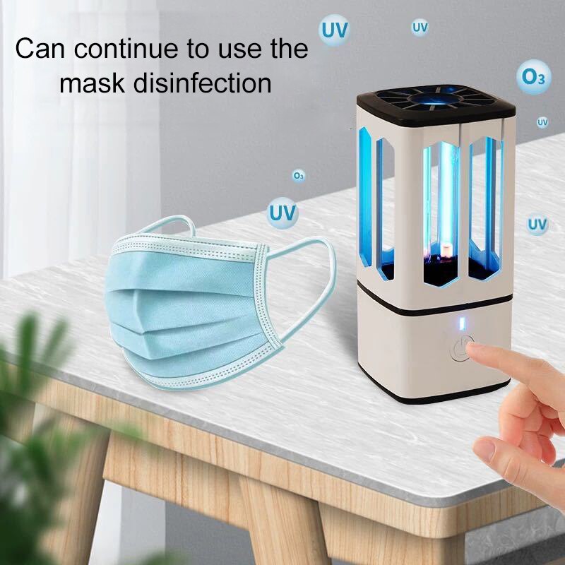 Ultraviolet Lampen Desinfectie Mini Uv Licht Sterilisator Mobiele Voertuig Thuis 3.8W Uv Draagbare Mijt Sterilisatie Lichten