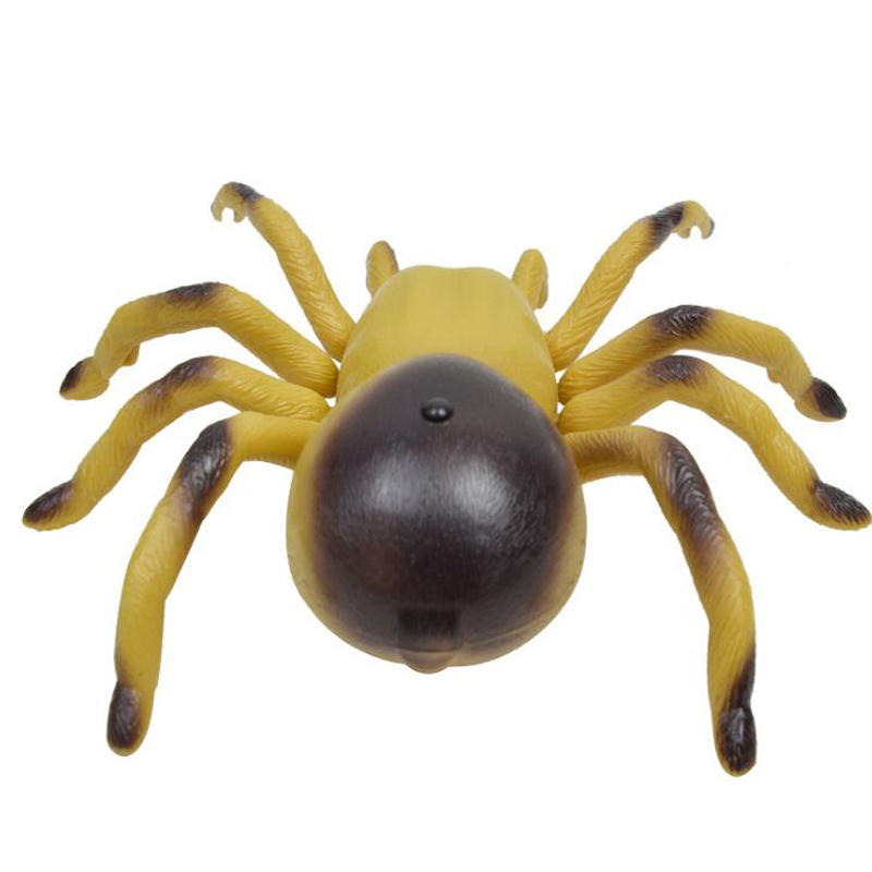Infrared Remote Control Crawling Spider Toy Electric Walking Simulation Spider Spoof Electric Two-Way Remote Control Spider Toy