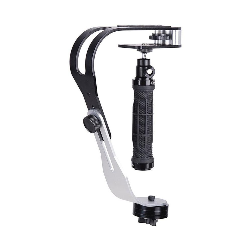 Håndholdt videostabilisator kamera stabilisator til gopro hero telefon dslr dv håndholdt gimbal kamera stabilisator: Hvid