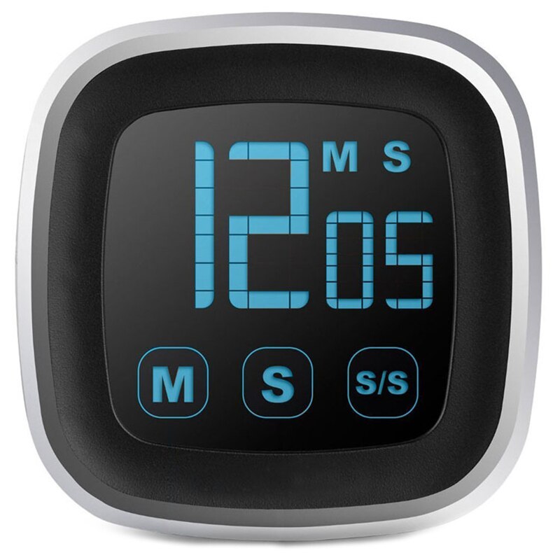 Large LED Display Kitchen Timer Electronic Touch Screen Electronic Digital Kitchen Cooking Timer
