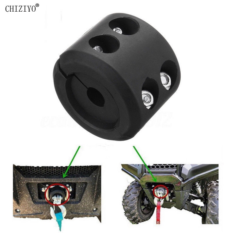 Universal Heavy ATV UTV SUV Winch Guard Cable Stopper Hook Stop Rubber Rope Line Saver Car Accessorie