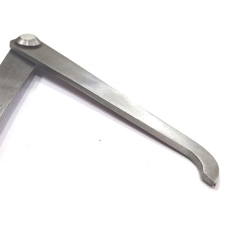 125mm Hermaphrodite Caliper Scriber Calipers Swipe Card Single Leg Marking Gauge Cross-Line Gauge Gauge Marking Rule