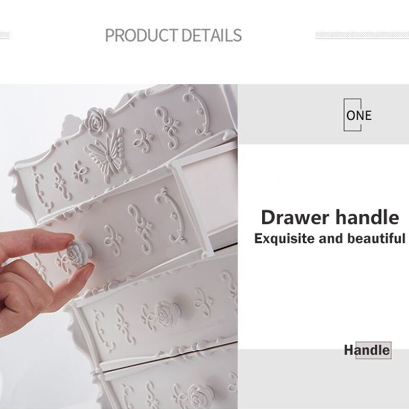 Cajón de plástico para cosméticos contenedor organizador de maquillaje caja para el almacenamiento maquillaje joyas titular de uñas hogar escritorio varios almacenamiento Cas