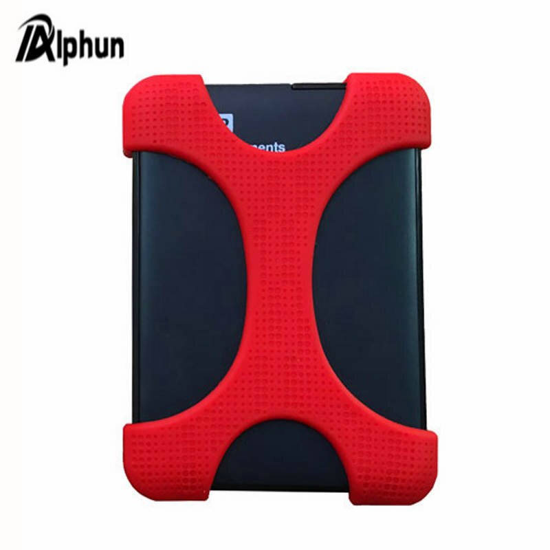 Alphun Draagbare Harde Schijf protector -weerstand Silicon Rubber Case voor 2.5 Inch WD Samsung Toshiba HDD protector cover