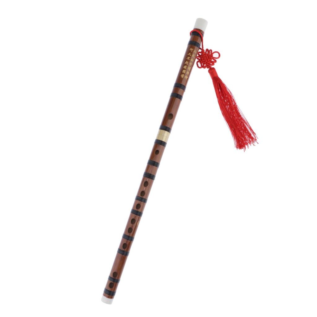 Bamboo Dizi Flute Traditional Handmade Chinese Musical Woodwind Instrument 5 Different Key Available