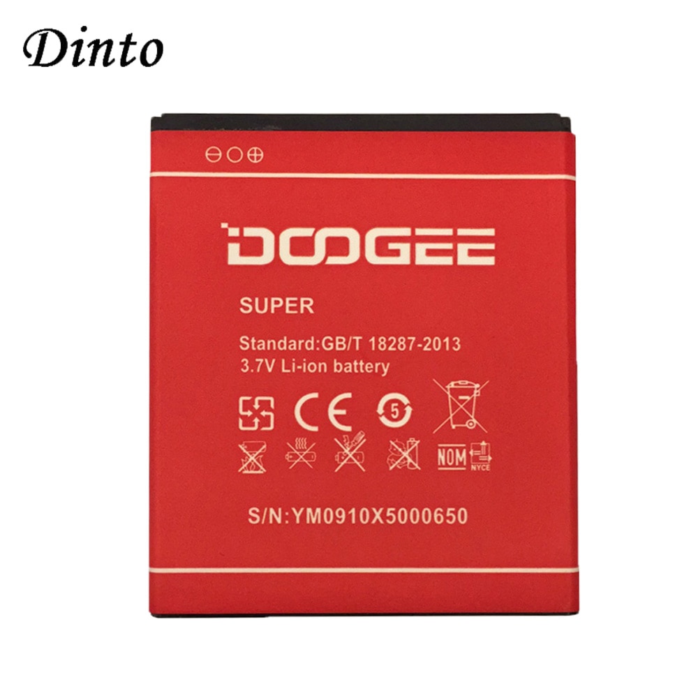 Dinto 3100 Mah 3.7V Doogee X5 Vervanging Batterijen Li-Ion Smart Phone Backup Batterij Voor Doogee X5 Pro X5 x5S Mobiele Telefoon
