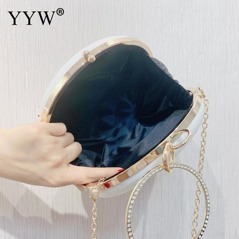 Cerchio Anello Da Sposa Pochette Royal Blu del Sacchetto di Frizione Pochette Ricamata Rotonda Strass Floreale di Cerimonia Nuziale Della Borsa E Borsa