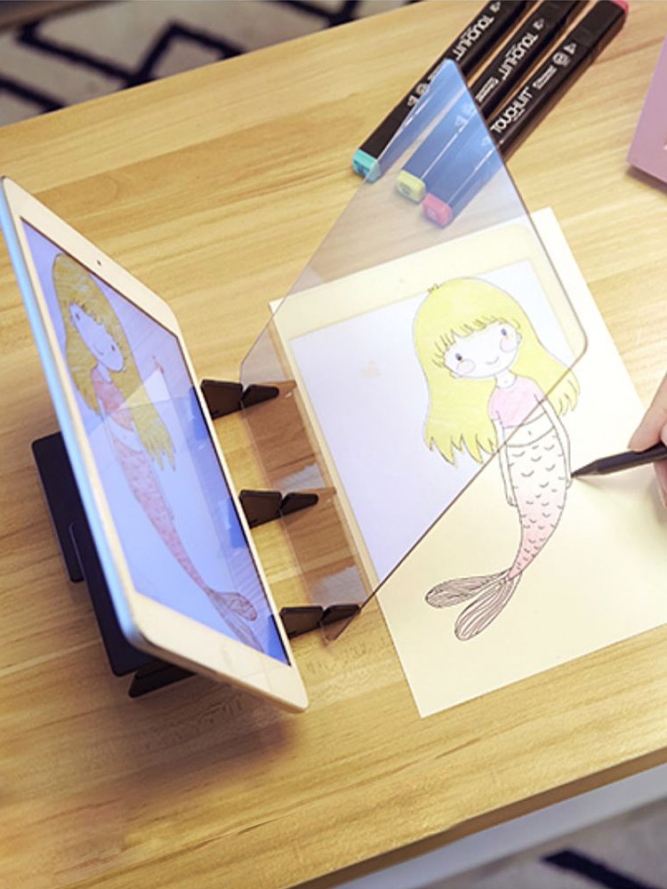 Artifact Copying Transparent Board Mobile Phone Projection Optical Screen Diffuse Drawing Tablet