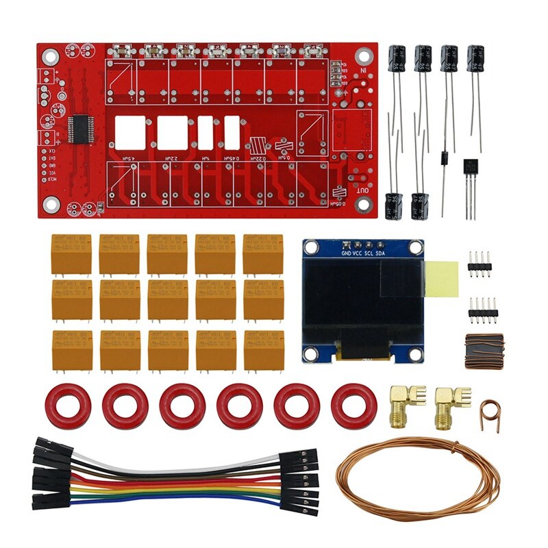 ATU-100 kit fai da te 1.8-50Mhz ATU-100 sintonizzatore automatico dell'antenna da N7DDC 7X7 + OLED, firmware programmato/SMD/patata fritta saldato: Default Title